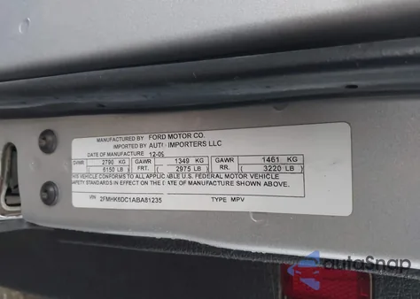 2010 Ford Flex Limited z USA, uszkodzony, nr VIN 2FMHK6DC1ABA81235